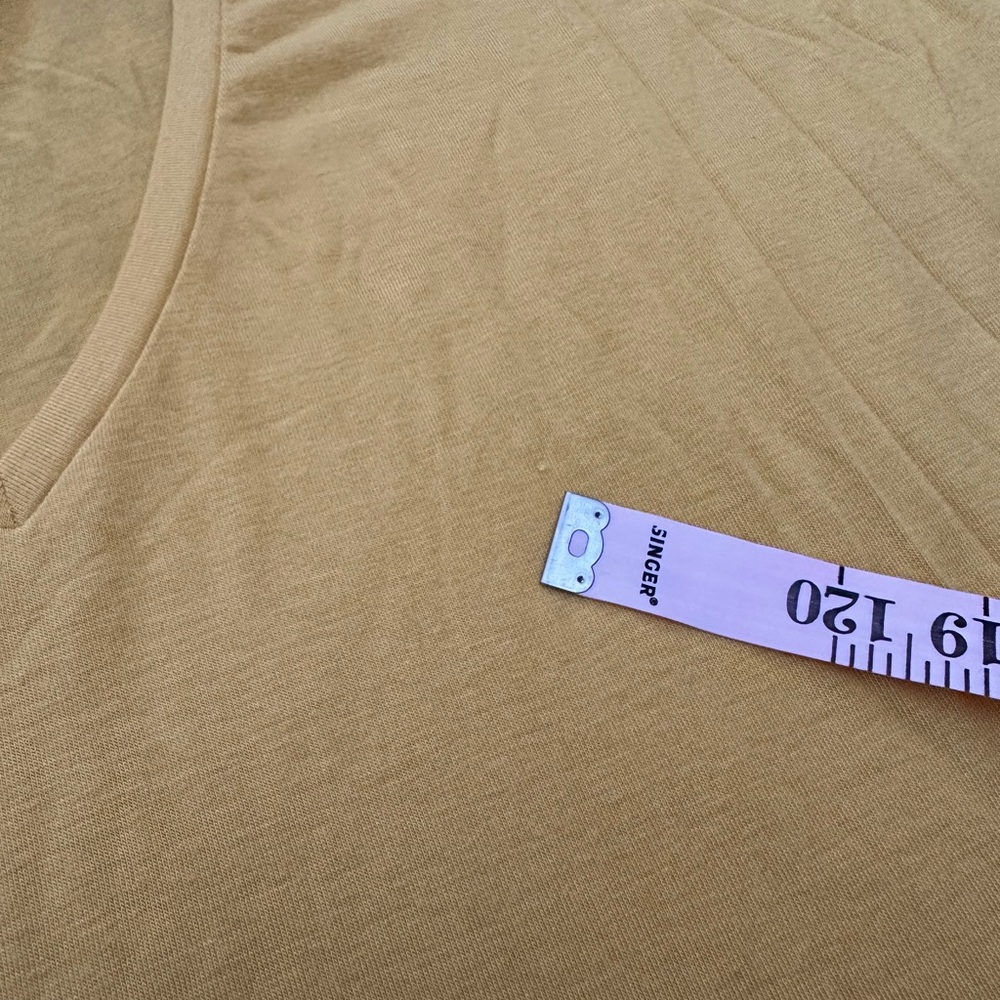 Express One Eleven Lace-up Sleeve London Tee in Yellow Size Small Women’s - Picture 13 of 14